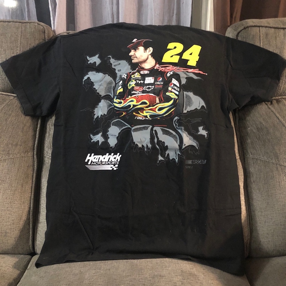 NASCAR Jeff Gordon Large Tee T-shirt 2009